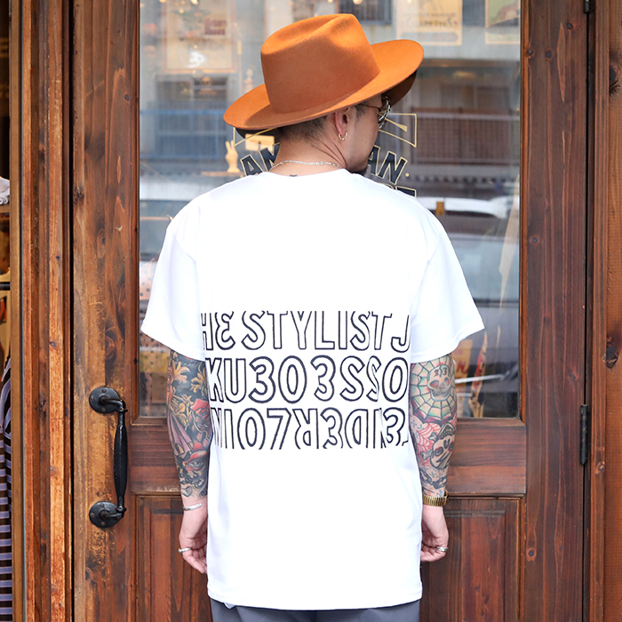 TENDERLOIN×The Stylist Japan「COLLABORATION LOGO T-SHIRTS / WHITE」ポケットS/S  Tシャツ