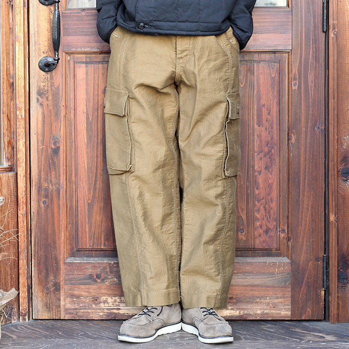 BLACK SIGN/ブラックサイン「Military Cord Driving Trousers