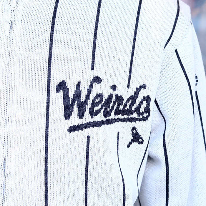 WEIRDO/ウィアード「WIND UP - KNIT BLOUSON / BLACK」ニットブルゾン