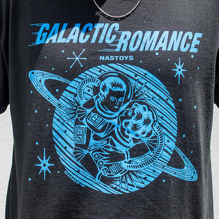 【限定】NASTOYS × LEN (TATTOO STUDIO YAMADA)「GALACTIC ROMANCE S/S TEE /  BLACK」ギャラクティックロマンスS/S TEE