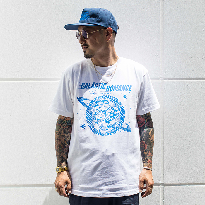 【限定】NASTOYS × LEN (TATTOO STUDIO YAMADA)「GALACTIC ROMANCE S/S TEE /  WHITE」ギャラクティックロマンスS/S TEE