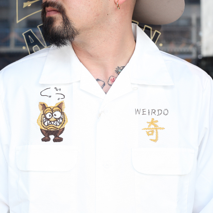 WEIRDO/ウィアード 「WEIRDOZ - L/S WORK SHIRTS」 オープンカラーワークL/Sシャツ