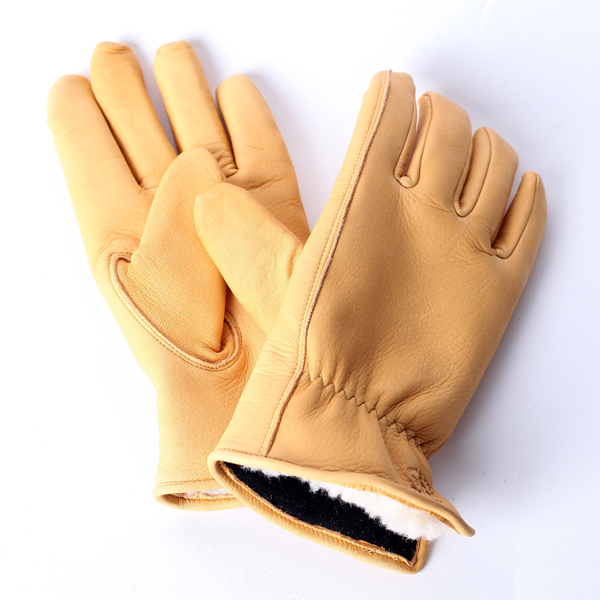Lamp gloves/ランプグローブス「Deer Winter Glove / CAMEL」ウィンターレザ－グローブ
