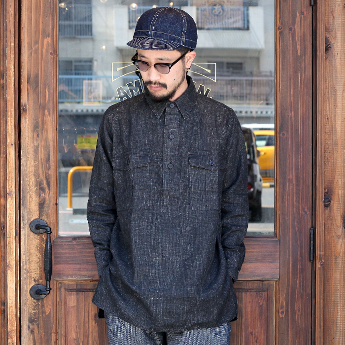 BLACK SIGN/ブラックサイン 「Indian Ink French Field Shirt 