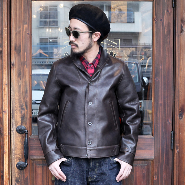 日本最級 TROPHY CLOTHING/レザージャケット JACKET DEER A-1