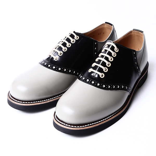 REGAL×GLAD HAND「SADDLE SHOES - TWO TONE / GRAY×BLACK」2TONE サドルシューズ