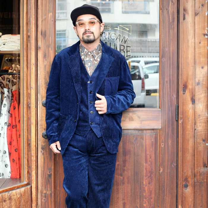 The Stylist Japan/ザスタイリストジャパン 「 INDIGO MIX CORDUROY JACKET 」 コーデュロイジャケット