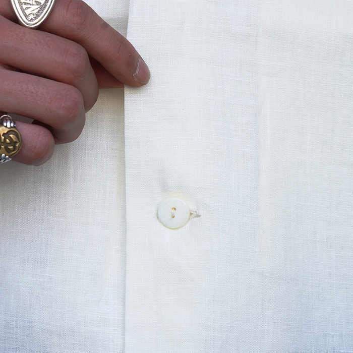 TR25SS-404 /「Oily Girl Linen L/S Shirt / Natural」オープン