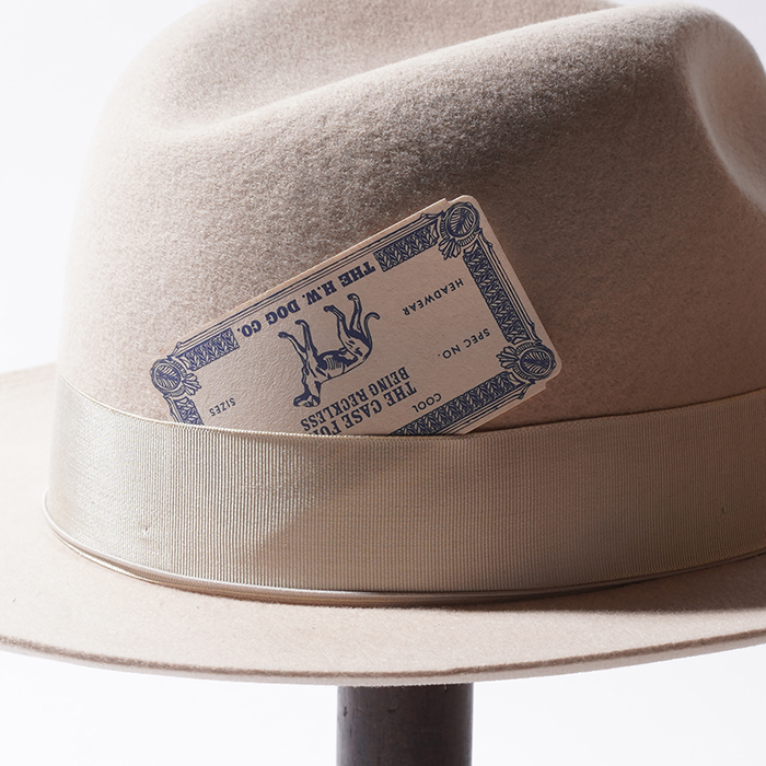 D-00006-H /「FRONT-H / O.WHITE」ハット