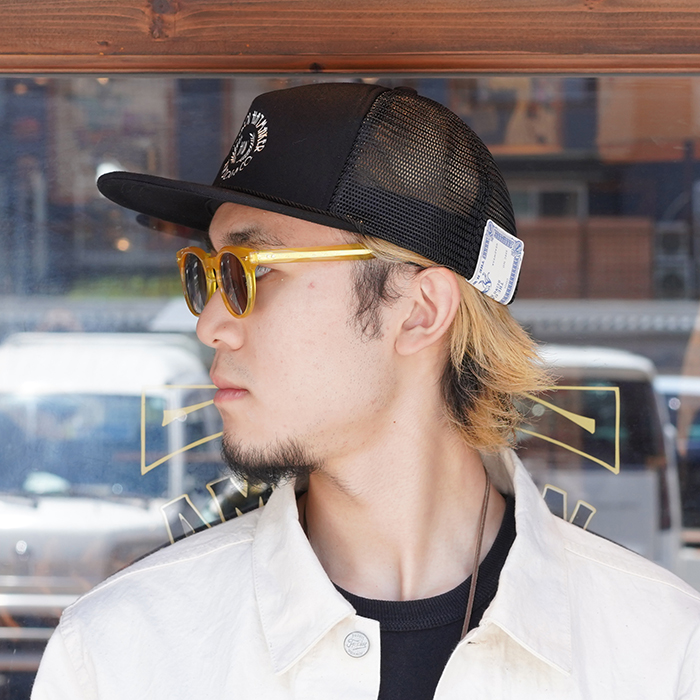 スーパーセール 半額 D-01017 /「MESH CAP / BLACK」メッシュキャップ ライト・ランタン