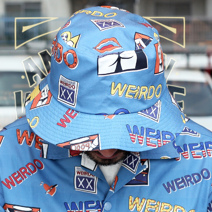 週間ランキング１位獲得 WEIRDO W.R. WEAR HAT あおい｜WEIRDOのハット