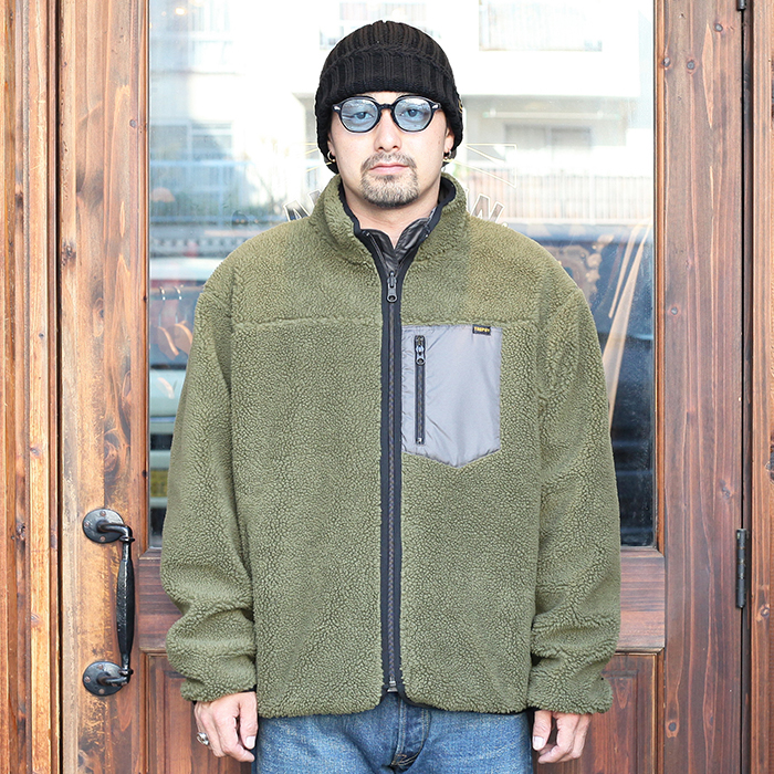 TROPHY CLOTHING/トロフィークロージング 「2Face Mountain Jacket」 　リバーシブルフリースジャケット