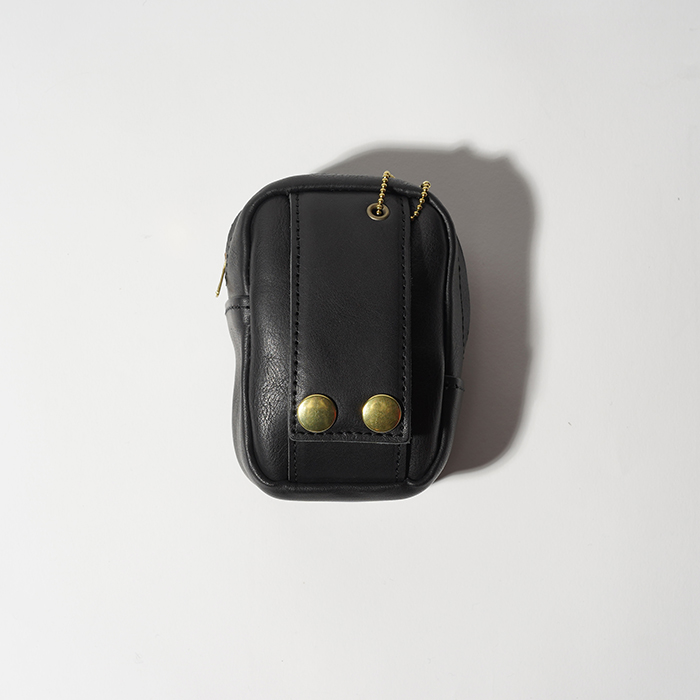HWZN.MFG.Co./ハウゼンエムエフジー「Leather Pouch / BLACK」レザーポーチ